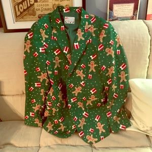 Gingerbread man suit jacket
